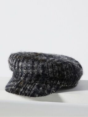 Scotch&Soda Baker Boy Blu Check Hat